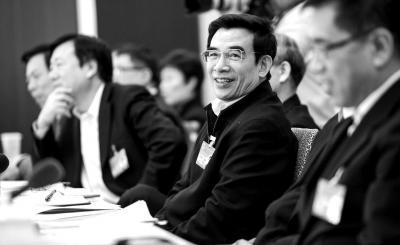 王安顺参加西城代表团会议。京华时报记者潘之望摄