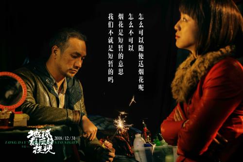 电影《地球,的夜晚》海报。