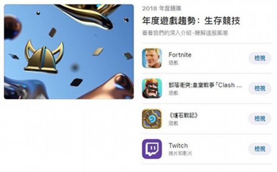 Apple公布2018年度最佳游戏及热门游戏排行榜