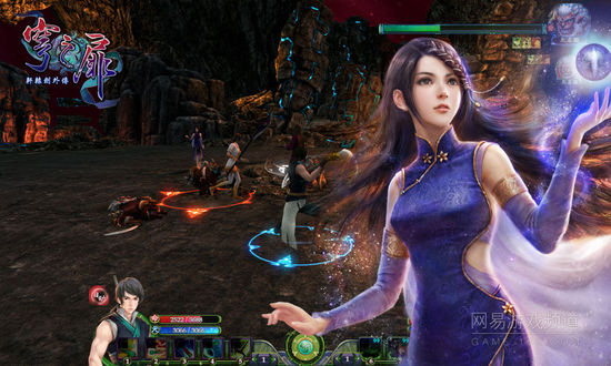 研发中战斗画面