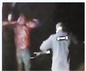 “弹弓世界,”救下轻生者5秒内精准射击刀柄