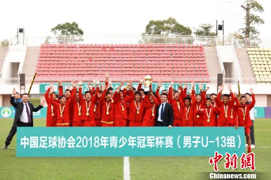 中国足协U13青少年,杯落幕恒大足校小将成就“全满贯”