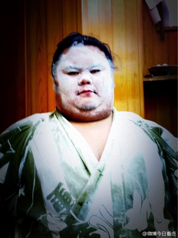 日本相扑选手网上走红 我不是大胖纸我是油腻萌